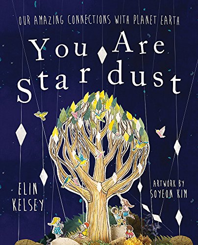 Book cover with illustrated tree, children, and hanging diamond shapes.