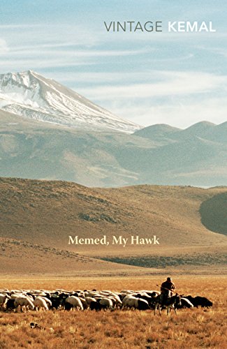 A person on a donkey herds sheep across a vast field with snowy mountains behind.
