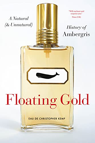 Book cover featuring a perfume bottle with a whale silhouette.