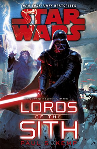 "Book cover featuring Darth Vader holding a red lightsaber, with a dark background."