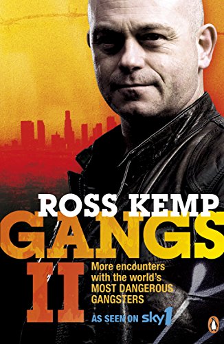 Book cover: “Gangs II” by Ross Kemp, featuring a man in a leather jacket.