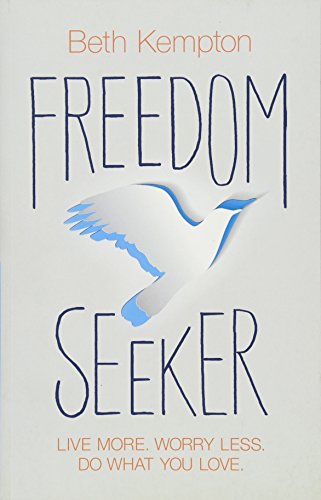 Book cover: "Freedom Seeker" with a white bird silhouette.