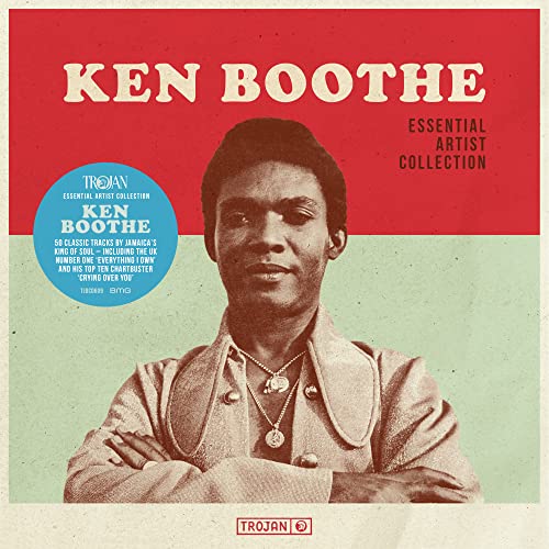 Album cover featuring a portrait of Ken Boothe against a red and green background.