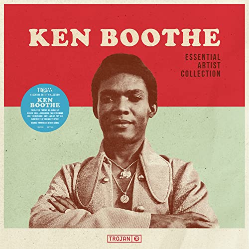 Ken Boothe album cover featuring a portrait of the artist in brown.