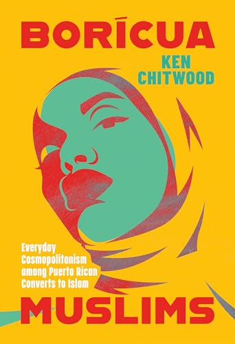 Book cover: “Boricua Muslims” with a portrait of a woman in hijab.
