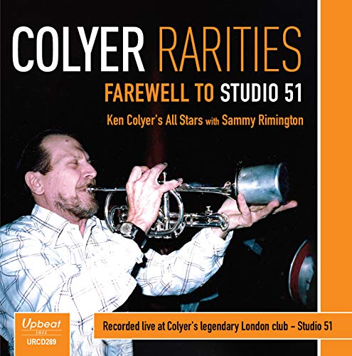 CD cover featuring a man playing a trumpet, with orange and white text.