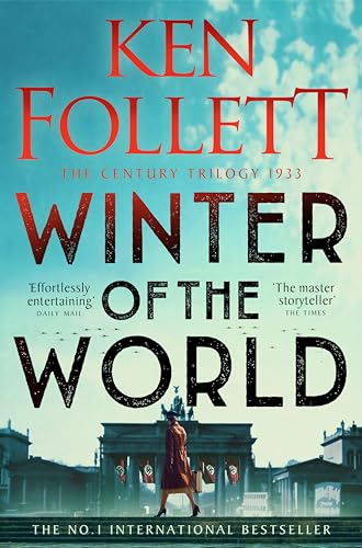 Book cover for Winter of the World by Ken Follett showing a person walking.