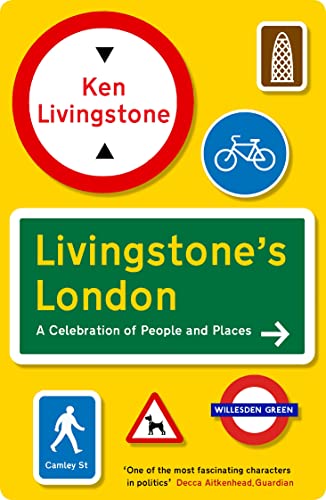Book cover: "Livingstone's London" with London street sign imagery.