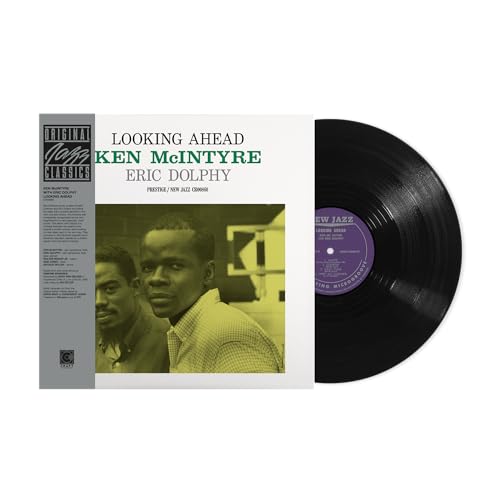Vinyl record of Ken McIntyre and Eric Dolphy’s “Looking Ahead” album.