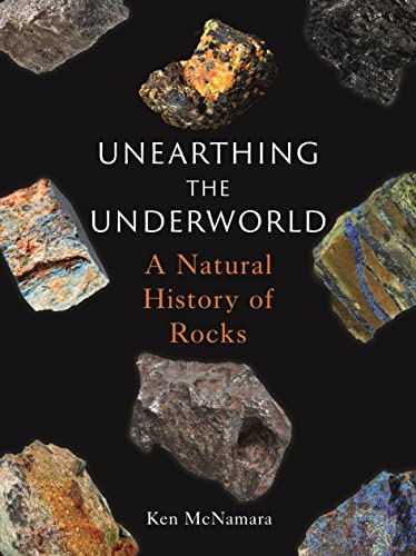 Book cover featuring colorful rock specimens against a dark background.
