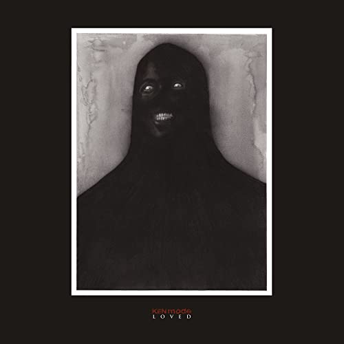 Black and white album cover with a distorted, shadowed face.
