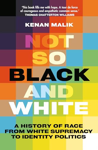 Book cover: "Not So Black and White" with colorful geometric blocks.