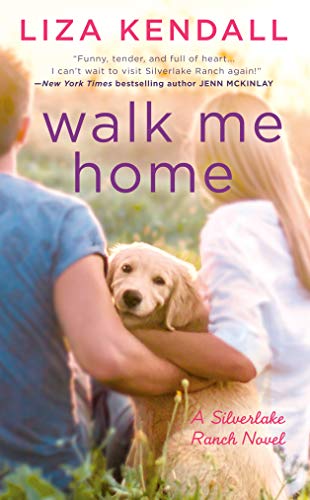 Book cover: couple embracing a golden retriever in a field.