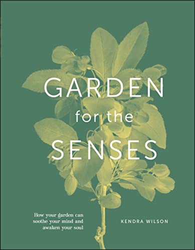 Book cover: "Garden for the Senses" with yellow foliage overlay.