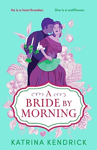 Book cover: couple in Regency-era dress with floral background.