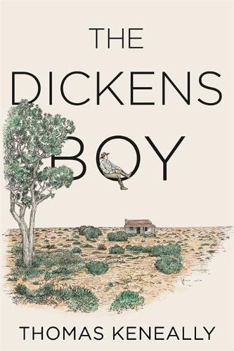 Book cover: “The Dickens Boy” with illustration of a boy and landscape.