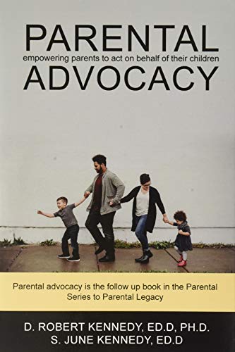Book cover with title "Parental Advocacy" and a family holding hands.