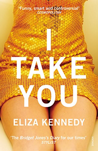 Book cover: "I Take You" by Eliza Kennedy, featuring a gold sequined dress.