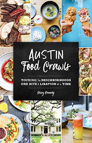 Book cover featuring diverse Austin food photos and neighborhood scenes.