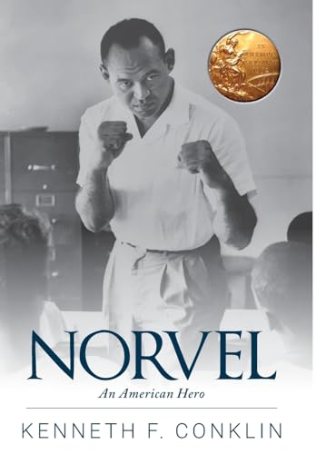 Book cover featuring a black and white photo of a boxer, Norvel.