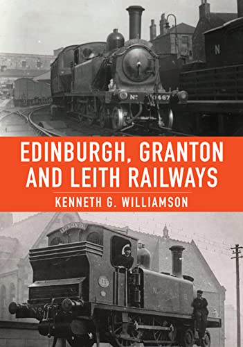 Book cover featuring vintage steam locomotives and railway scenes of Scotland.