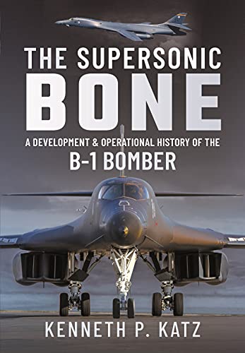Book cover featuring a front view of a gray B-1 bomber aircraft.