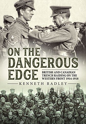 Book cover: soldiers in WWI, titled “On the Dangerous Edge.”