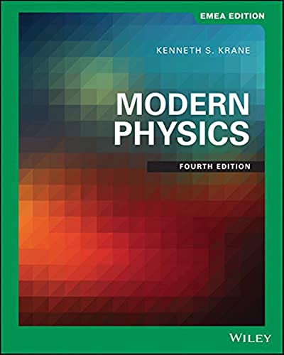 Textbook cover for "Modern Physics," fourth edition, with abstract geometric design.