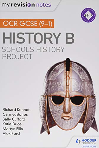 Textbook cover for OCR GCSE History B featuring an image of a historical helmet.
