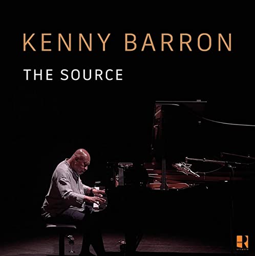 CD cover for Kenny Barron's "The Source," featuring a pianist at a grand piano.