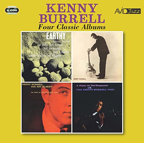 Kenny Burrell Four Classic Albums CD cover featuring four vintage jazz album art panels.