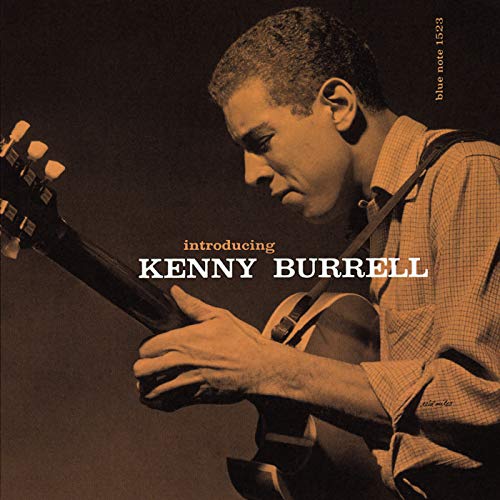 Kenny Burrell album cover: a portrait of the jazz guitarist.
