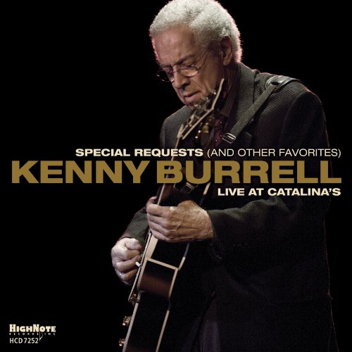 Kenny Burrell plays guitar on the album cover for "Special Requests.