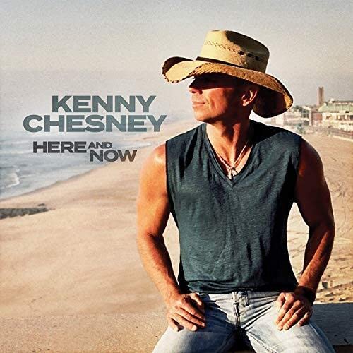 Kenny Chesney album cover: man in hat on a beach.