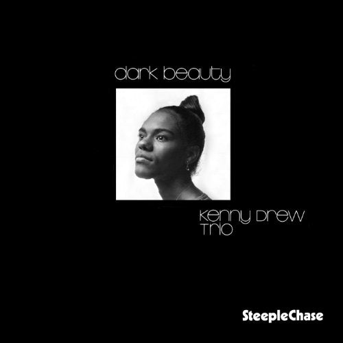 CD cover for Kenny Drew Trio’s “Dark Beauty” featuring a portrait.