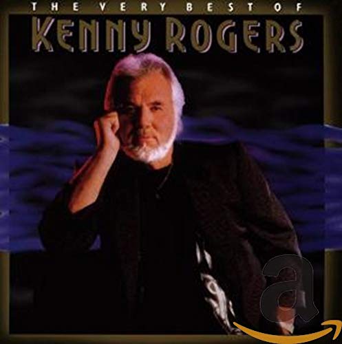 CD cover featuring portrait of Kenny Rogers with blue wave background.