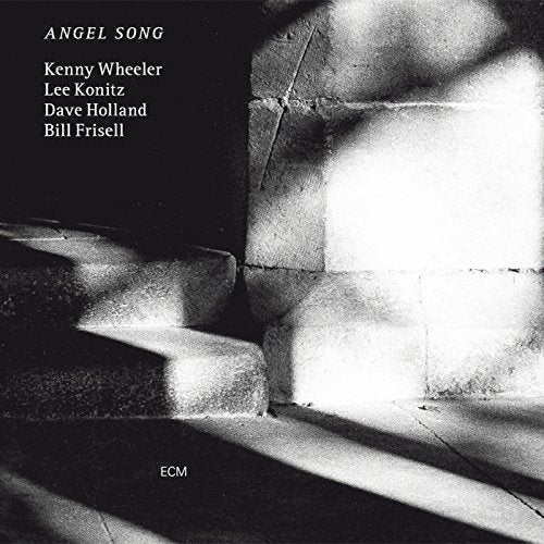Black and white album cover for Kenny Wheeler’s “Angel Song” CD.