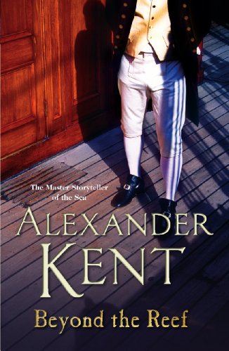 Book cover: man in 18th-century naval uniform on a wooden deck.