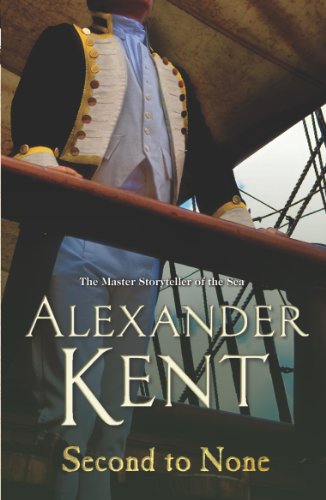 Book cover: historical fiction, naval officer in gold-trimmed coat, ship masts.