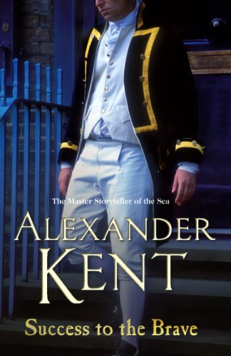 Book cover: man in naval uniform descending stairs, title “Success to the Brave.”