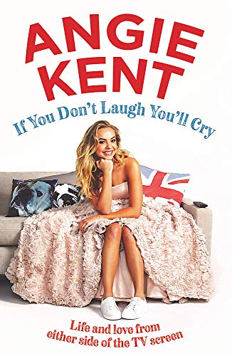 Book cover featuring Angie Kent smiling on a grey couch with a blanket.