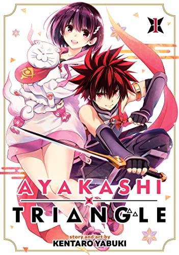 Manga cover featuring a purple-haired girl and a red-haired boy with a sword.