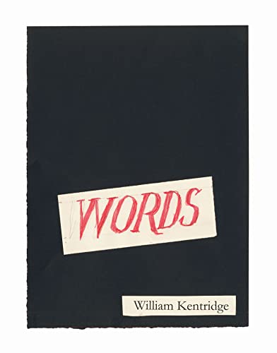 Black book cover with red “WORDS” and author name below.