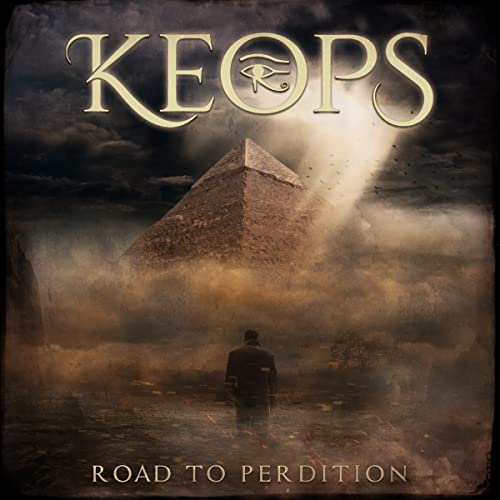 CD cover: Pyramid, stormy sky, and a lone figure walking away.