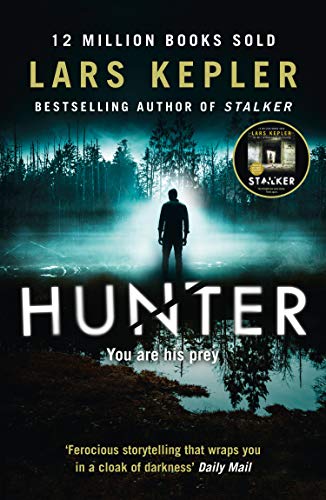 Book cover: dark forest scene with a silhouetted figure illuminated by light.
