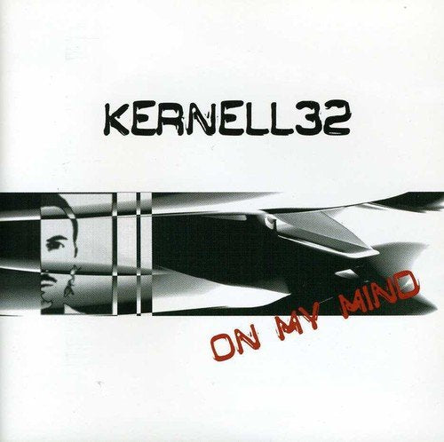 CD cover for Kernell32’s “On My Mind” with abstract black and red imagery.
