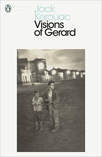 Book cover for Visions of Gerard by Jack Kerouac featuring a vintage street photograph.