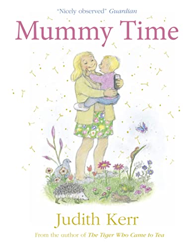 Book cover: mother and baby embraced amongst flowers and wildlife.