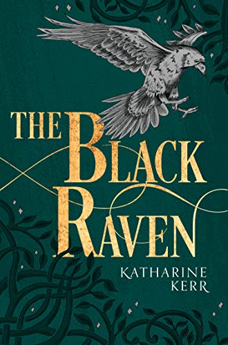 Book cover featuring a detailed illustration of a raven in flight.