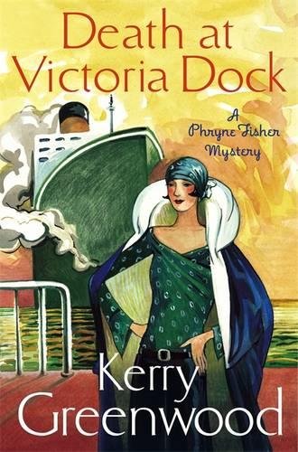 Book cover featuring a woman in 1920s attire with a ship backdrop.